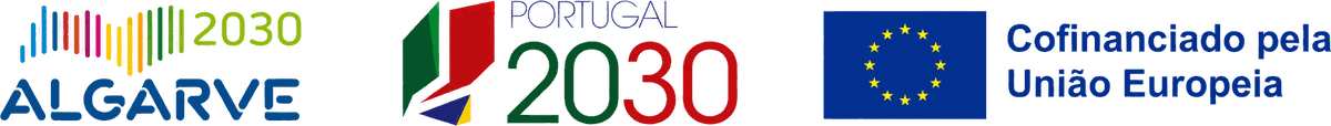 Projeto cofinanciado pelo Algarve 2030, Portugal 2030 e União Europeia